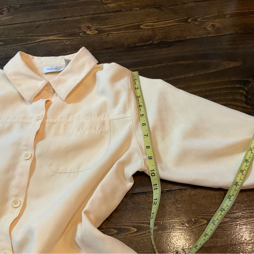 Cream Button-Up Shirt - Picture 3 of 8